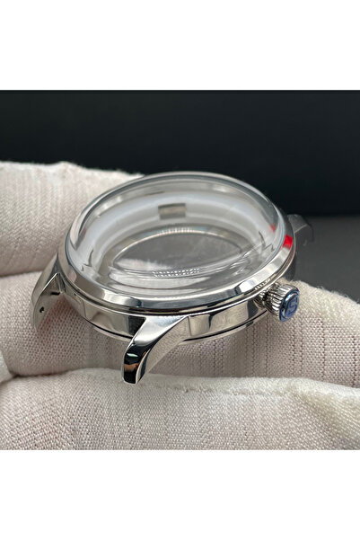 Choice علبة ساعة فضية من سلسلة بريساج مود، مقاس 40 مم، متوافقة مع حركة NH35/N...