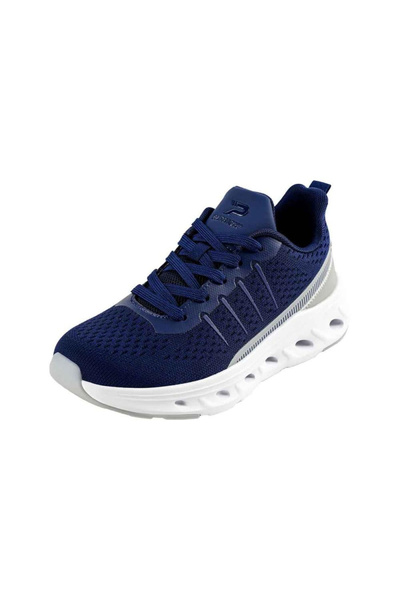 Patrick By Styli Blue Lace-Up Running Sneakers
