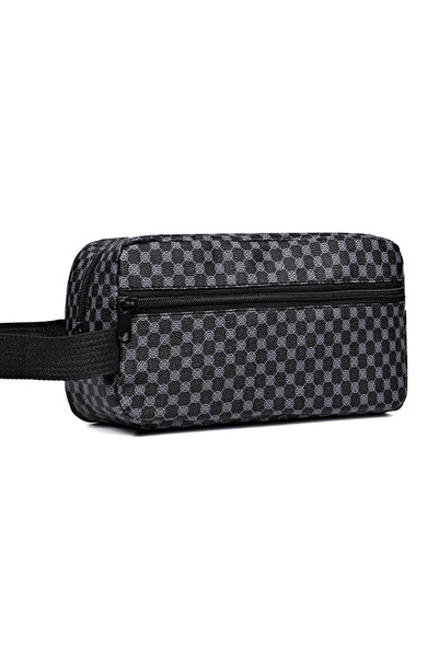 Choice حقيبة تعليقة بلون محايد أسود ورمادي (BJ167) للرجال والنساء، مناسبة لحق...