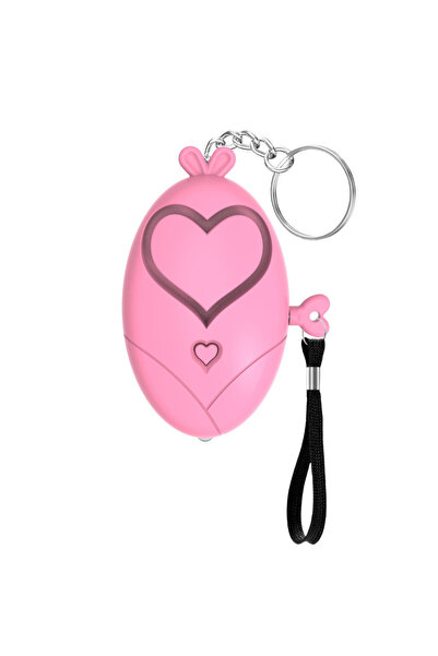 choice2 Pink 1pc Personal Self Defense Alarm 130DB Heart Shaped Women Elderly...