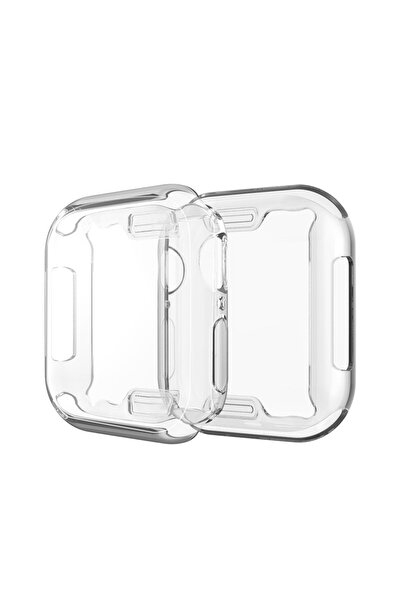 Choice21 غطاء حماية شفاف من مادة TPU مطلية بالكهرباء، مقاس 45 مم، لحماية شاشة...