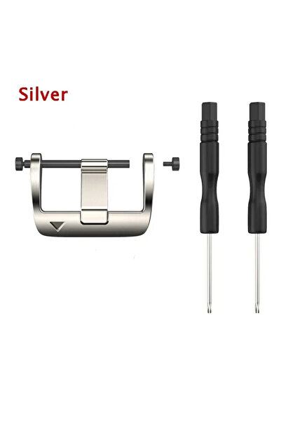 Choice3 مشبك معدني فضي بعرض 22 مم و26 مم، متوافق مع ساعات فينيكس 8 و7 و7X و5 ...