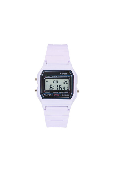choice2 ساعة أطفال جديدة فاخرة من ماركة White-f91، ساعة رياضية إلكترونية متعد...