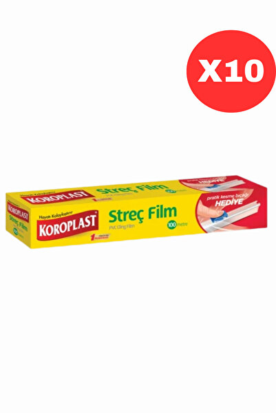 Koroplast Stretch Film 100 Mt with Cutting Knife Gift X10