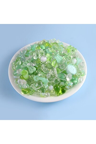Choice5 Green 1bag Mixing Style Candy Color Acrylic Beads For DIY Handmade Br...