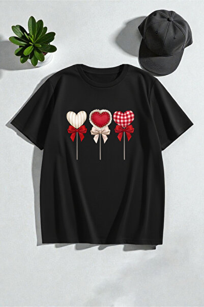 uyguntarz Μπλουζάκι με σχέδιο Lolilop Heart με τύπωμα