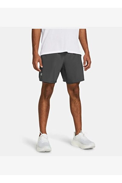 Under Armour Gray Men's Launch 7Inch 2-in-1 Shorts