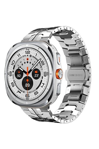 Choice23 watch8 classic Silver Luxury Stainless Steel Strap for Watch8 Butter...