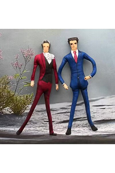 choice2 دمية فينيكس رايت القطيفة من لعبة إيس أتتورني، بطول 28 سم، وبري ، بتصم...