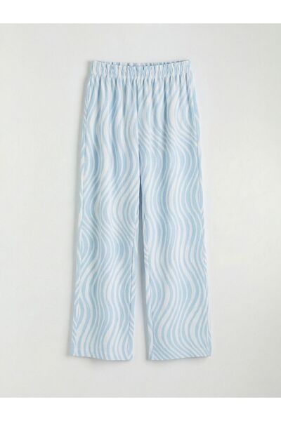 LC Waikiki Με σχέδιο Παντελόνι για κορίτσια με φαρδιά μπατζάκια