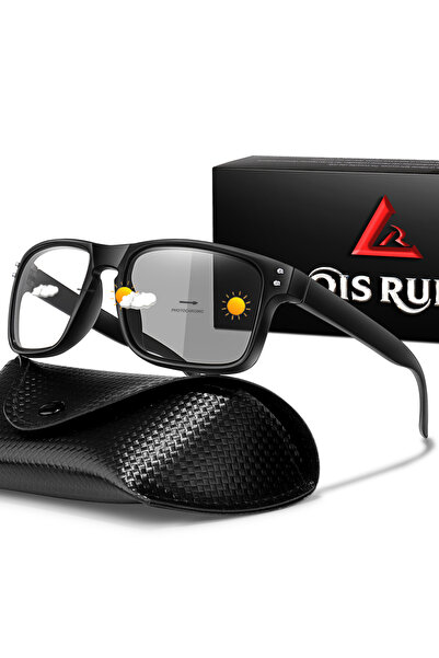 Choice R8 Case Phothromic Sunglasses for Men Women Classic Square Goggles for...