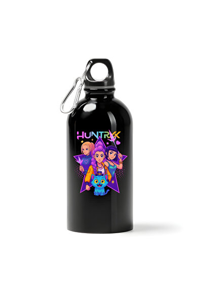 OEM Huntrix k pop demon hunters children's water glass, 400 ml, steel, with c...