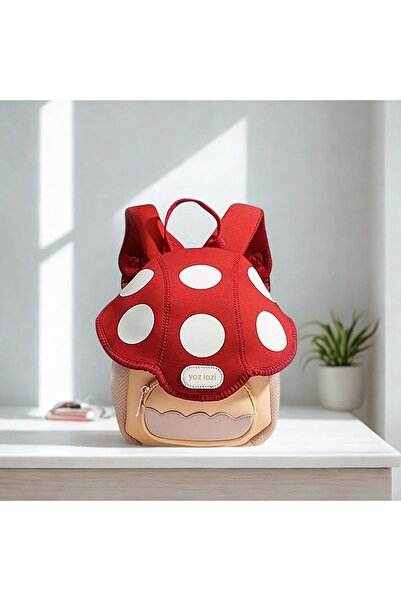 Store Mantar Şekilli Sırt Çantası Çocuklar için Mantar Şeklinde Sırt Çanta Ge...