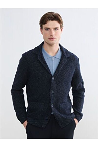 LC Waikiki Standard Fit Wool Blend Men's Knitwear Cardigan