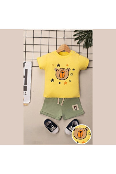 OEM 2 Piece Summer Set for Boys Stellar Bear - 100% Cotton