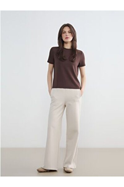 LC Waikiki Women's Wide Leg Sweatpants with Elastic Waist