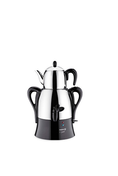 KORKMAZ Çaykolik Siyah Paslanmaz Demlik A341-15