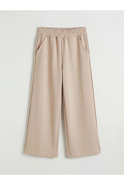 LC Waikiki Wide Leg Girls' Soft Touch Sweatpants