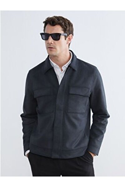 LC Waikiki Standard Fit Suede Look Men's Coat