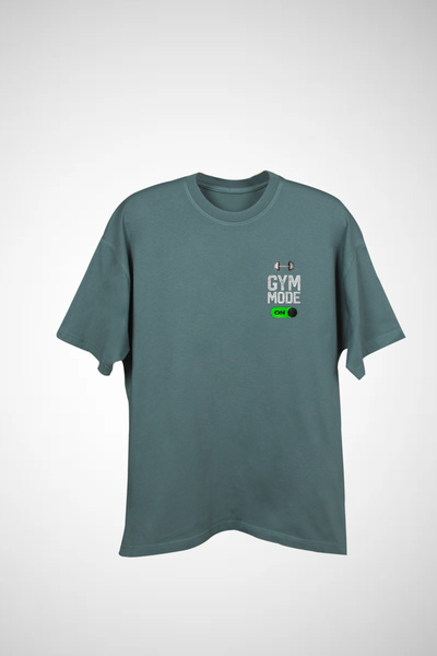 California ST Unisex 100% Cotton Gym Mode on Printed Oversize Sportsman T-Shirt