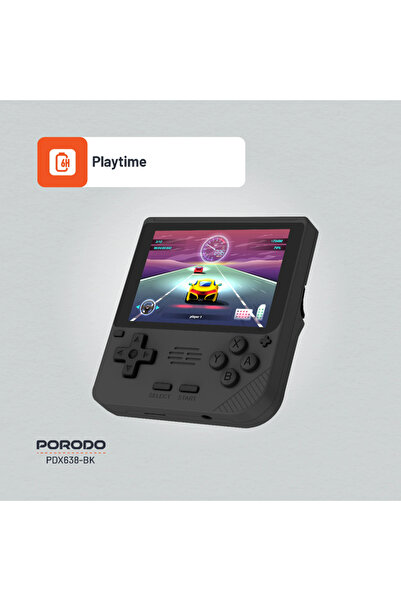 porodo Retro Arcade Gaming Console – 5000+ Games, 3.5" IPS Display, Linux OS, Quad-Core