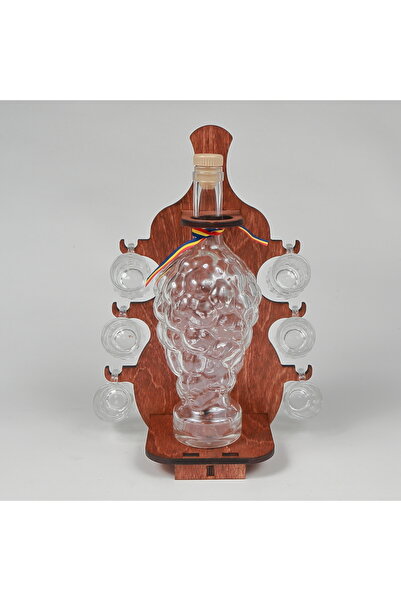 LimArt Violin minibar with grape glass and 6 brandy glasses 1x750 ml, 6x25 ml...