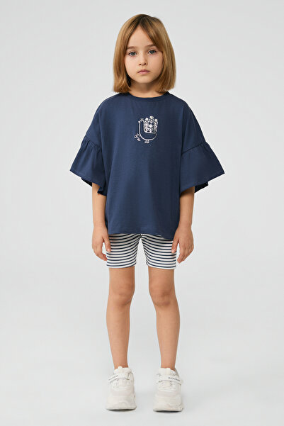 TYESS BSC Girl Navy Blue Set