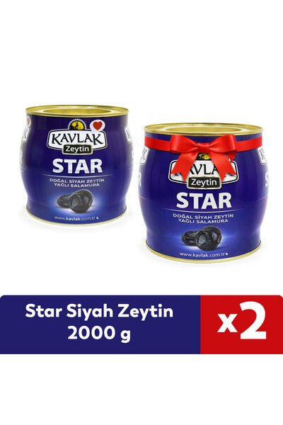 Kavlak Zeytin Kavlak Gemlik Star Siyah Zeytin 2 Kg 1 Alana 1 Bedava