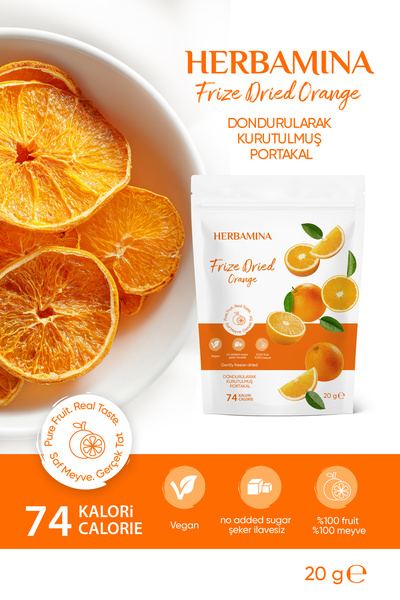 Herbamina Dondurularak Kurutulmuş Portakal - 20 gr