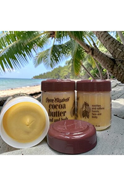 Queen Elisabeth كريم زبدة الكاكاو لليدين والجسم 125 مل - ترطيب وتغذية عميقة