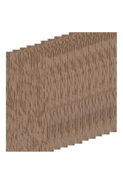 Teno Set of 10 Teno® Exterior Decorative Panels, durable, waterproof, fire-re...