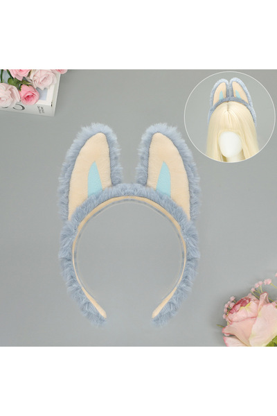 Choice طوق رأس أزرق من بوبو كاواي ميترز بي بي، مناسب للكوسبلاي، على شكل أذني ...