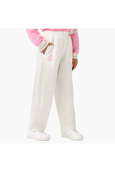 Kappa Logo Print Track Pants with Pockets