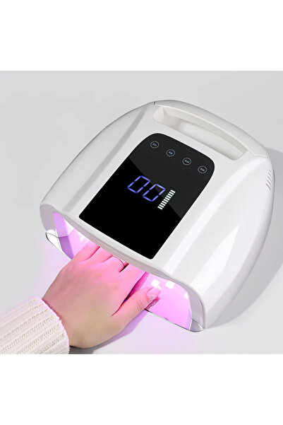 Choice3 EU White Red Light 96W Rechargeable Nail Lamp Cordless Gel Polish Dry...