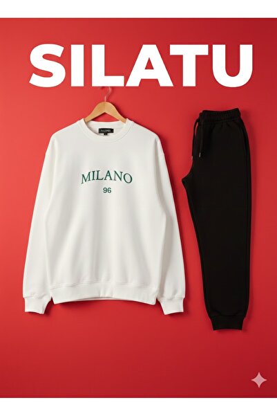 SILATU White Mi̇lona Sweat Suit