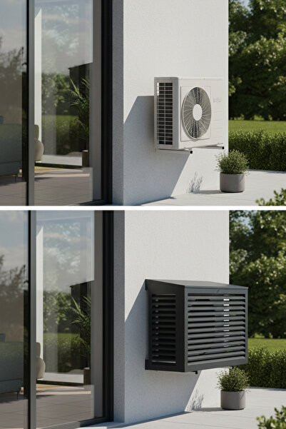 LICCIA Klima Motoru/Dış Ünite Gizleme/Koruma Kafesi S 9000 BTU-18000 BTU 98X5...