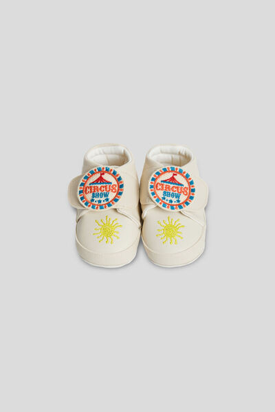 GB Baby Baby Boy Patterned Bootees