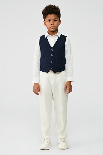NBT JEANS Boy Navy Blue Vest