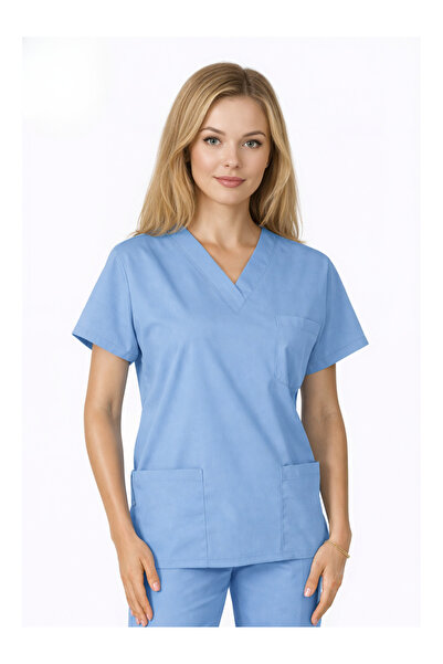 Brl Üniforma 3X-Dry Unisex Doctor and Nurse Surgical Uniform Light Blue |   B...