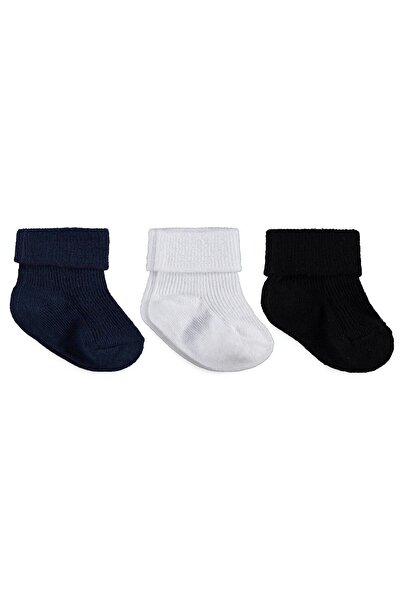 Civil Baby Основен комплект от 3 чифта извити чорапи за момчета - стандартен ...