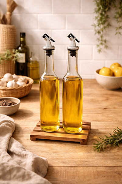 LEONEV Wooden Oil Pot Coaster Trivet