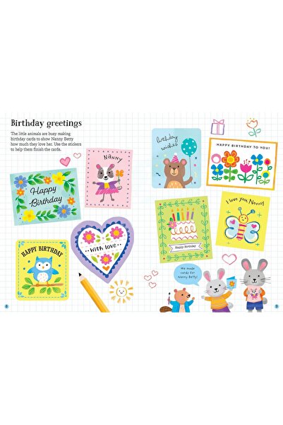 Usborne Little First Stickers Love and Friendshi
