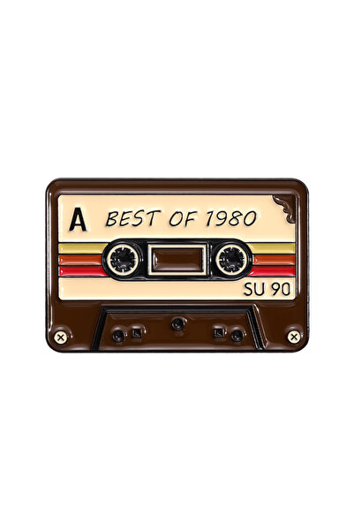 Choice18 Style 2 Retro Fine Line Cassette Collection Enamel Pins Nostalgia Ta...