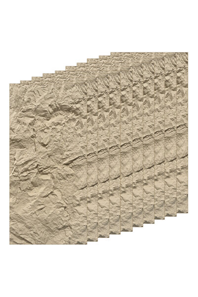 Teno Σετ 5 διακοσμητικών εξωτερικών πάνελ Teno®, ανθεκτικά, Αδιάβροχο, πυρίμα...