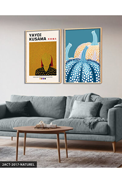 Evinemoda Yayoi Kusama i Specks, dvodelna slika u drvenom okviru ACT