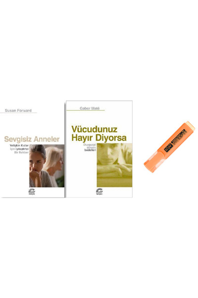 İletişim Yayınları Sevgisiz Anneler + Vücudunuz Hayır Diyorsa 2 Kitap Set كal...