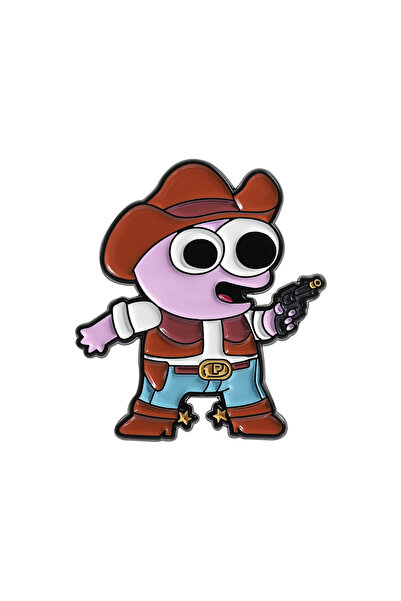 Choice26 Style 22 Cute Cowboy Animal Series Enamel Pins Cartoon Dinosaur Frog...