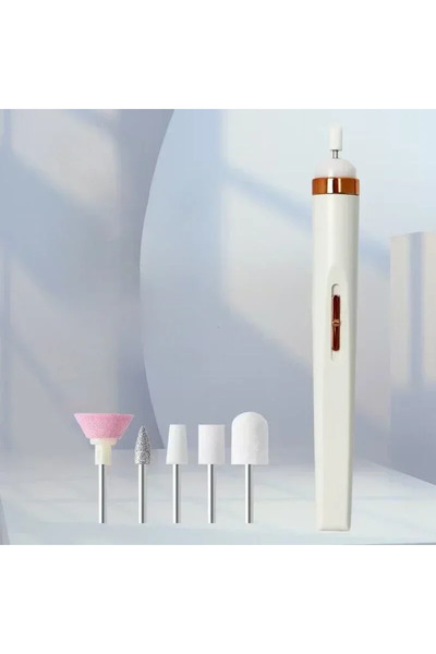 Choice White Nail Polishing Machine Electric Nail Grinder With Light Portable...