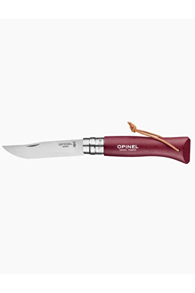 Opinel Tradition Colorama knife No.08 (S), garnet red