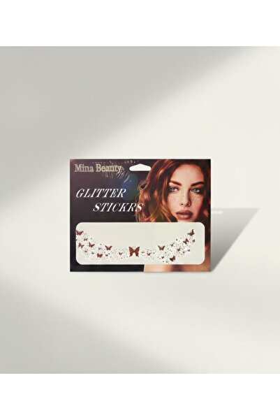 MİNA BEAUTY Kelebek Çil Dövme Sticker Doğal Görünümlü Çil Bantları Geçici Çil...